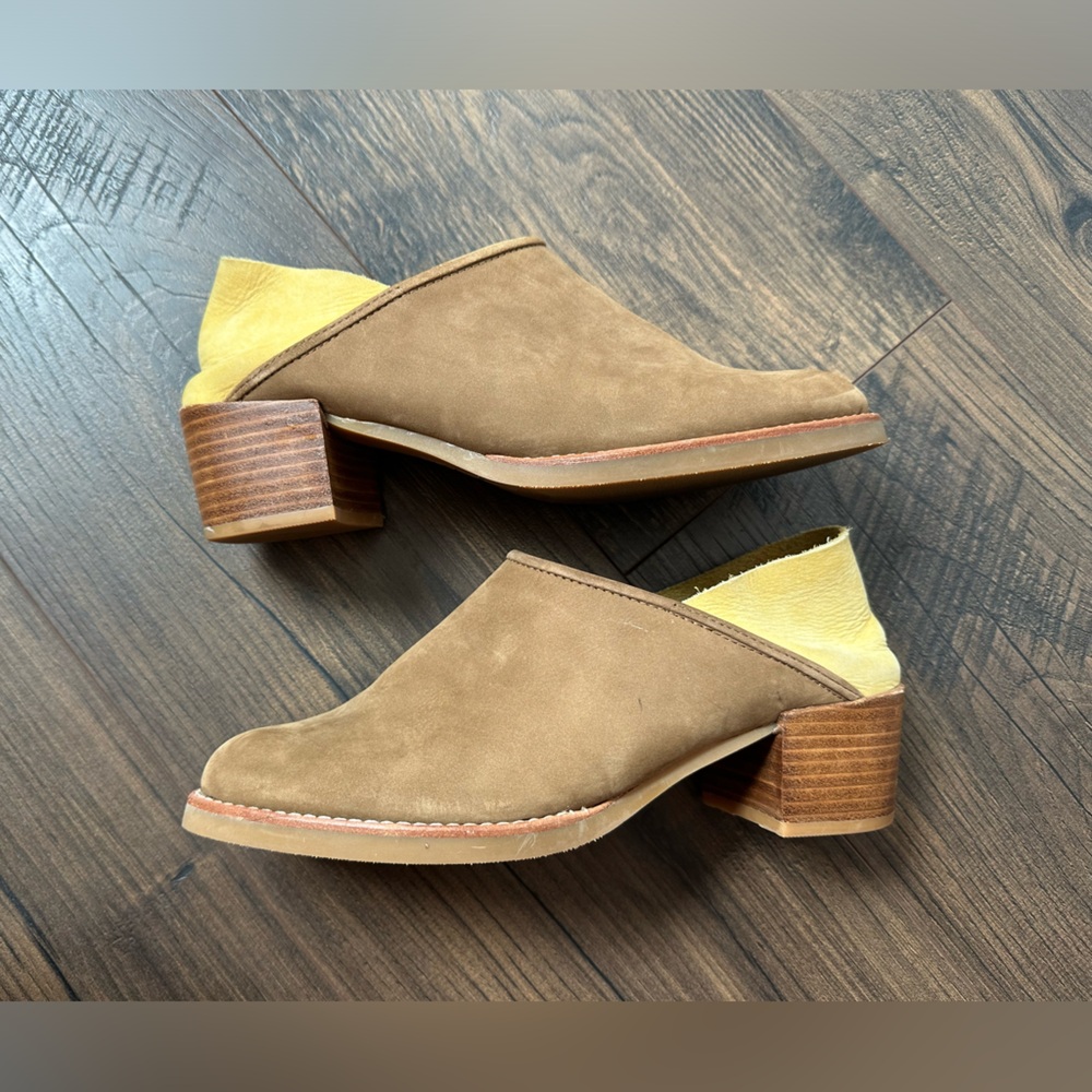 Anthropologie ALL BLACK Suede Colorblock Booties (Size 38 EU)